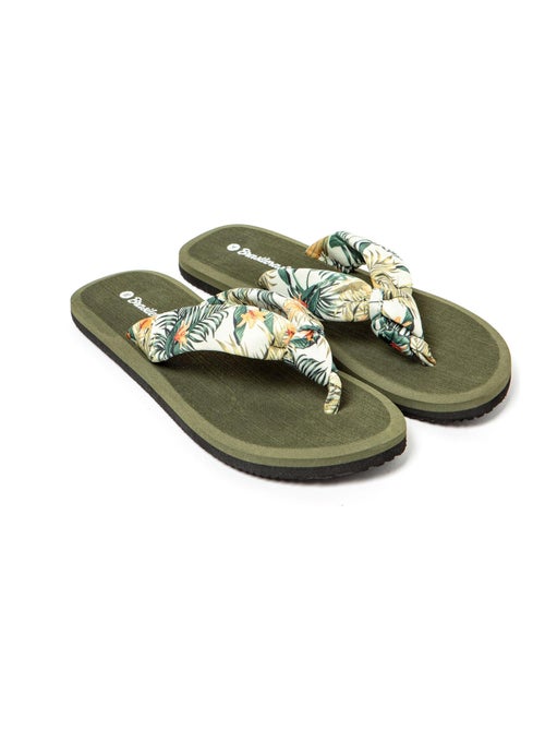 Tongs Brasileras pour femme avec semelle en gomme - Kiabi