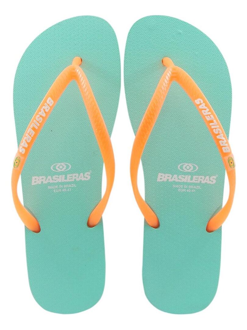 Tongs Brasileras pour femmes avec semelles en gomme - Vert