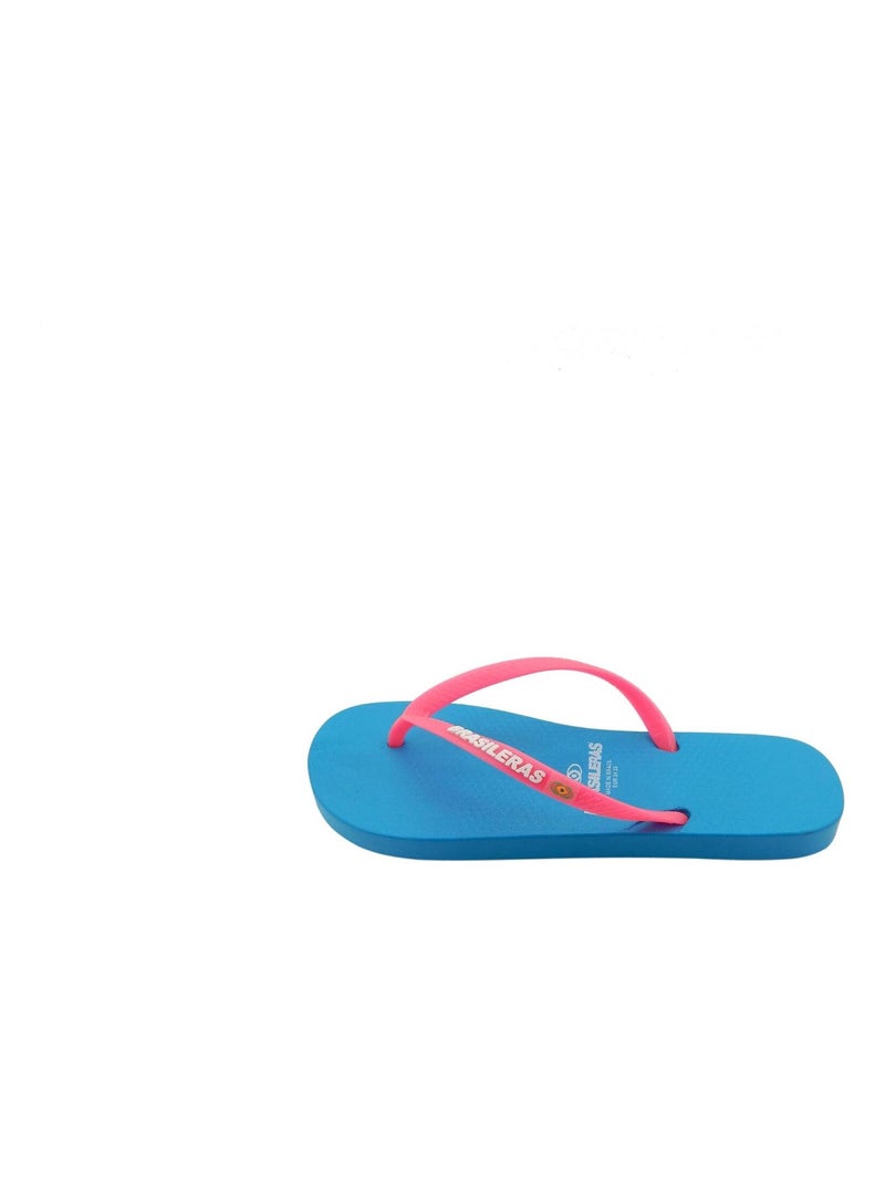 Tongs Brasileras pour femme Brasileras avec semelle en gomme Bleu clair - Kiabi
