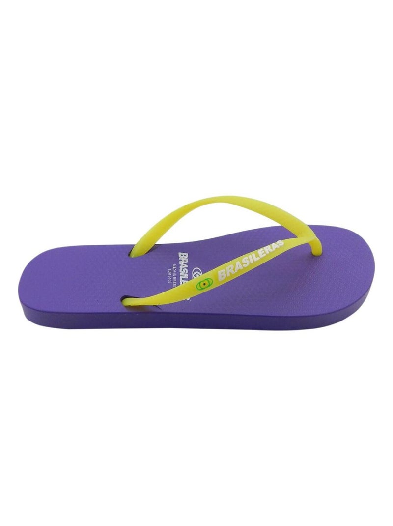 Tongs Brasileras pour femme Brasileras avec semelle en gomme Mauve lilas - Kiabi