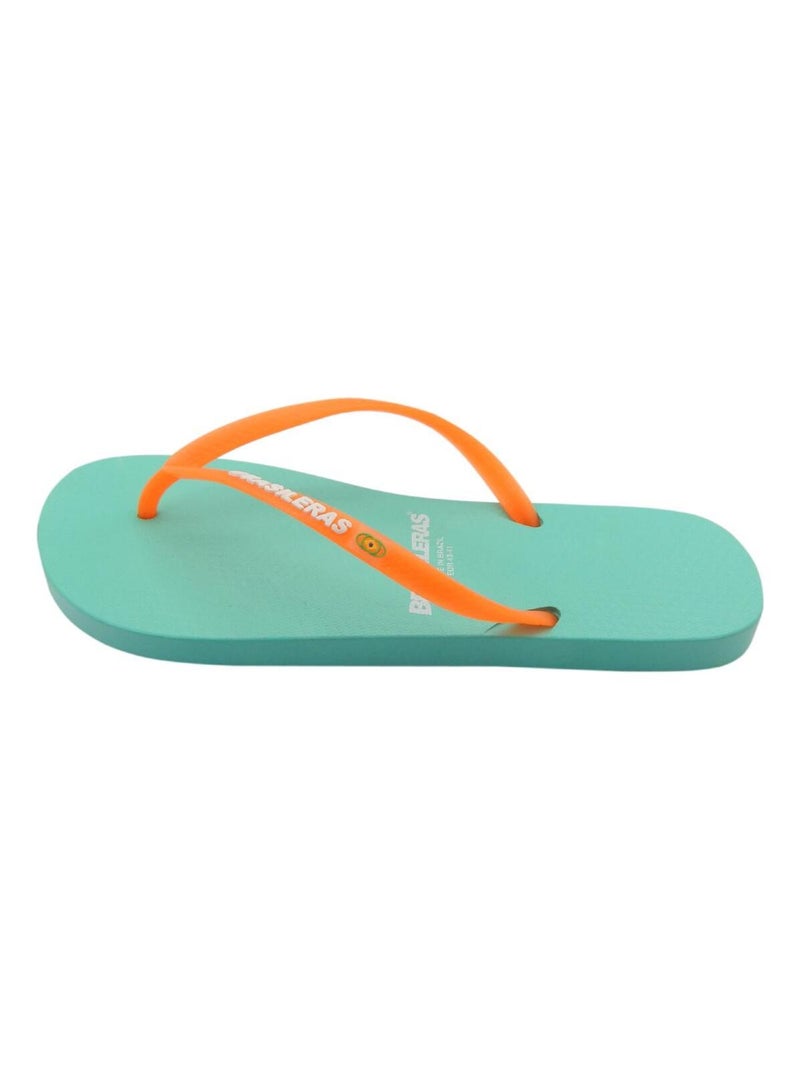 Tongs Brasileras pour femme Brasileras avec semelle en gomme Vert d'eau - Kiabi