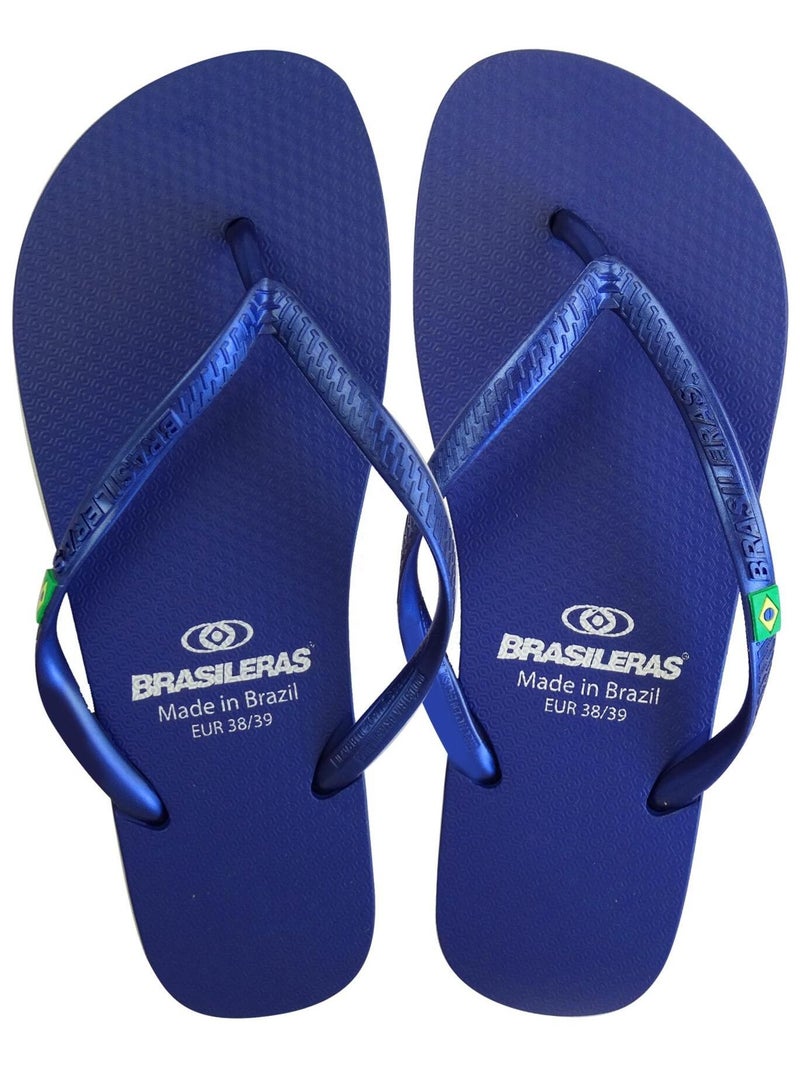 Tongs Brasileras pour femme Brasileras semelle en gomme Bleu marine - Kiabi