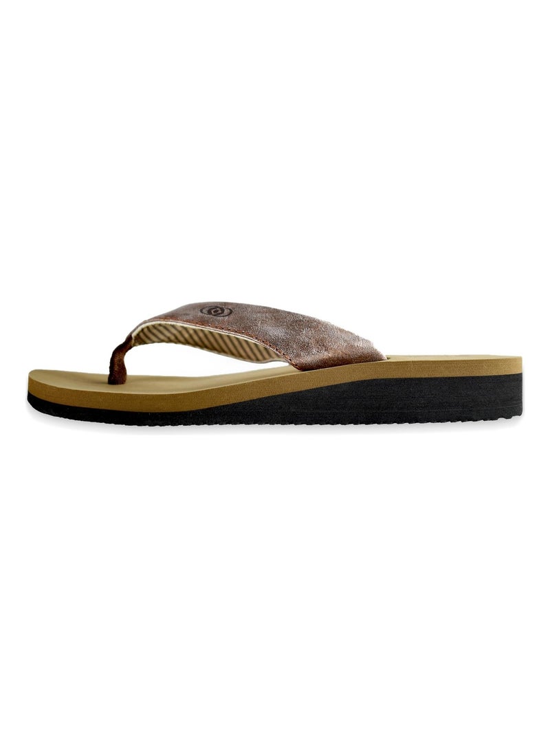 Tongs Brasileras pour femme Marron - Kiabi