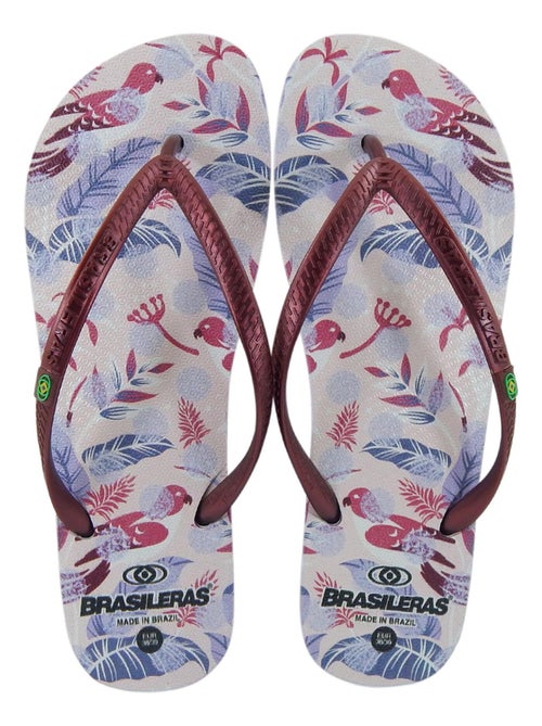 Tongs Brasileras pour femme semelle en gomme - Kiabi