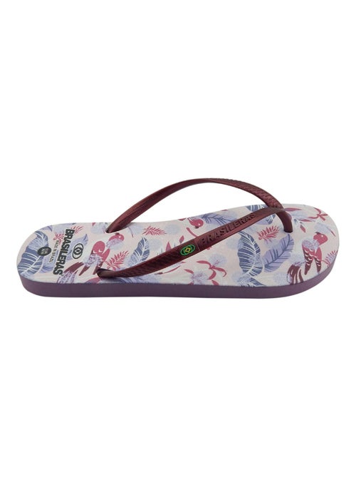 Tongs Brasileras pour femme semelle en gomme - Kiabi
