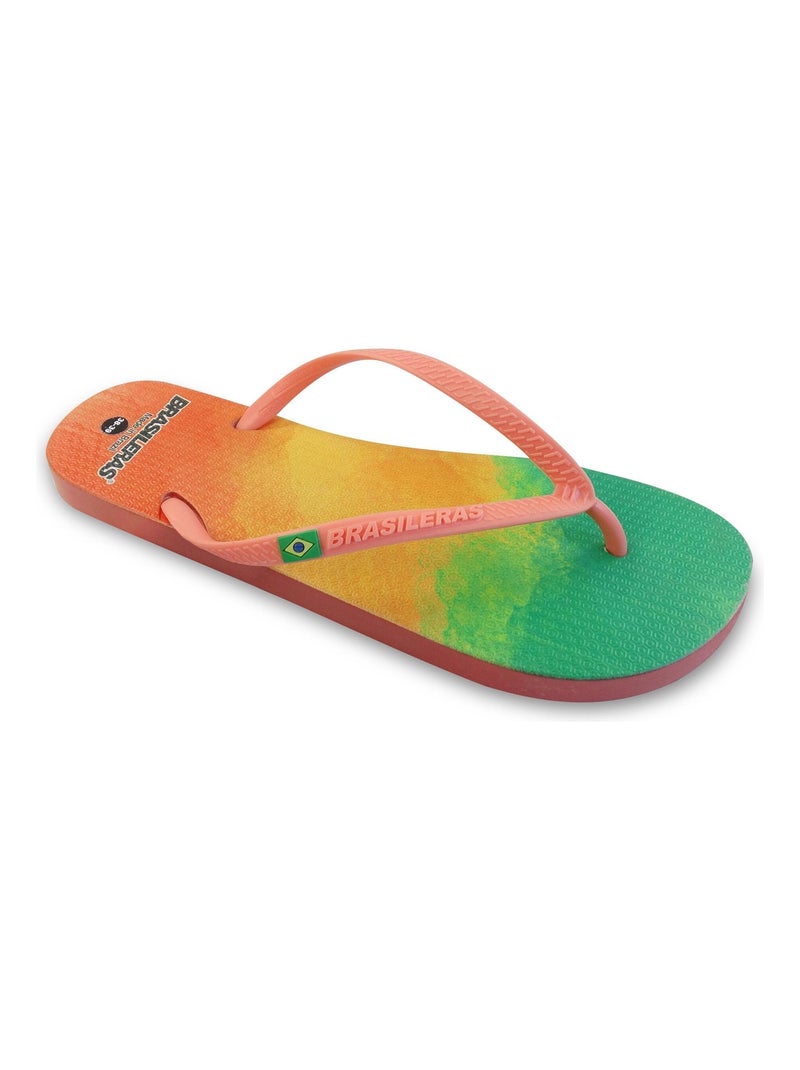 Tongs Brasileras pour femmes avec semelles en caoutchouc Rose - Kiabi