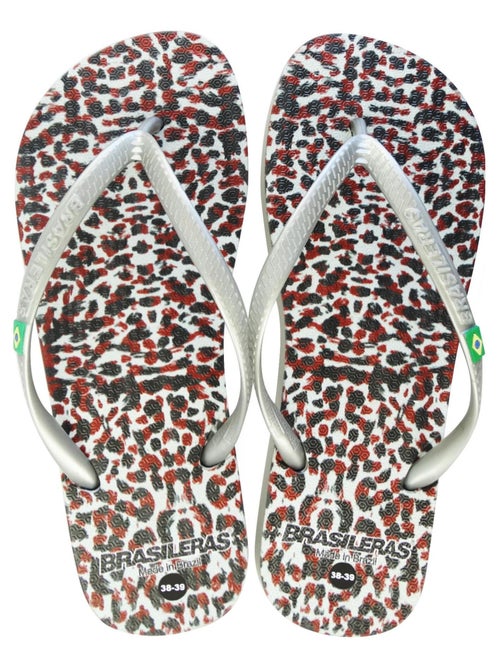 Tongs Brasileras pour femmes avec semelles en gomme - Kiabi