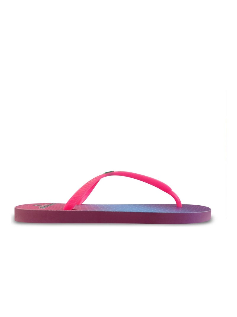 Tongs Brasileras pour femmes avec semelles en gomme Rose fushia - Kiabi