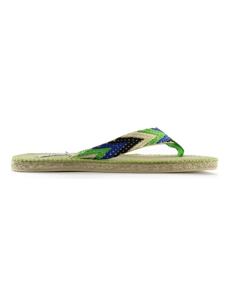 Tongs Brasileras pour femmes avec semelles en gomme Vert - Kiabi