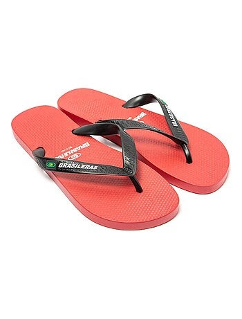 Tongs Brasileras pour homme avec semelle en gomme antidérapante