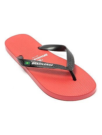 Tongs Brasileras pour homme avec semelle en gomme antidérapante