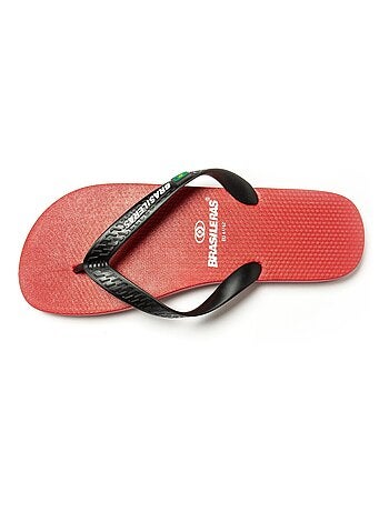 Tongs Brasileras pour homme avec semelle en gomme antidérapante