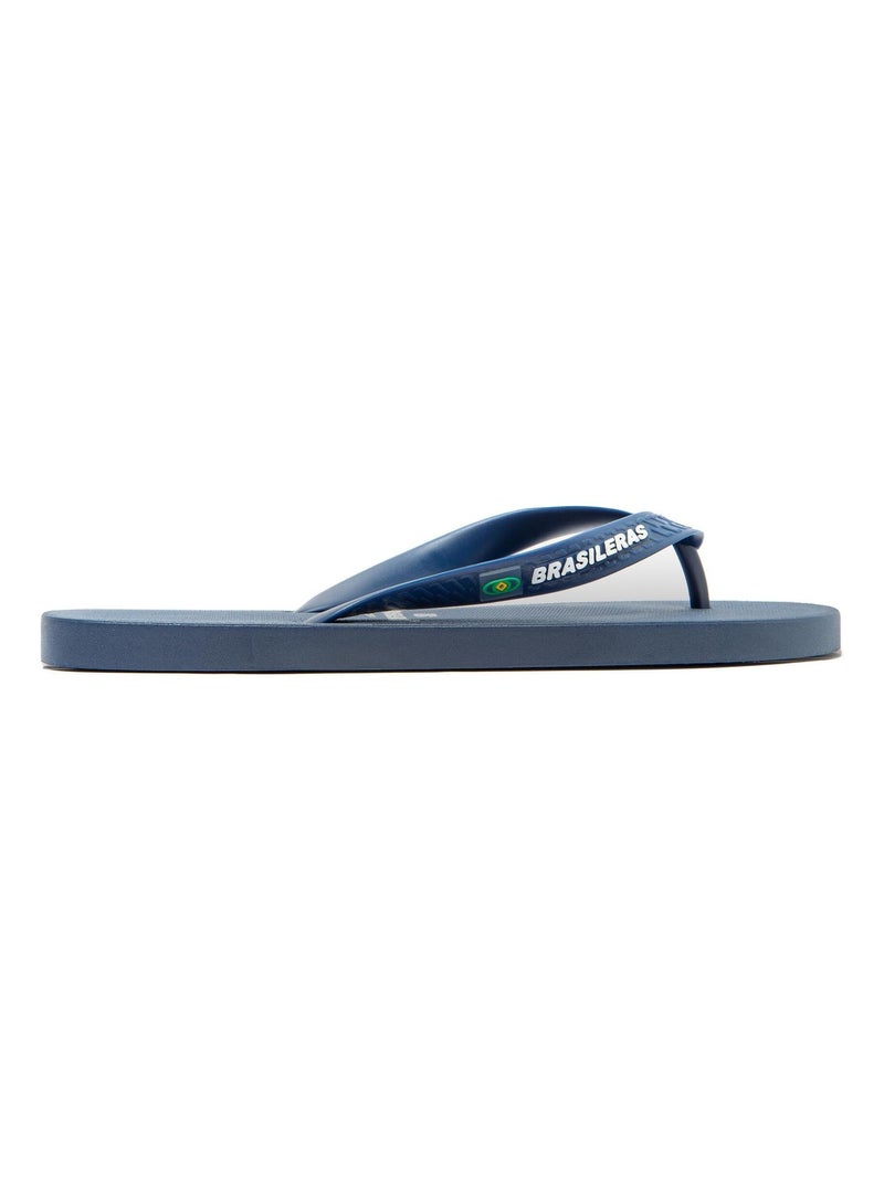 Tongs Brasileras pour homme avec semelle en gomme antidérapante Bleu marine - Kiabi