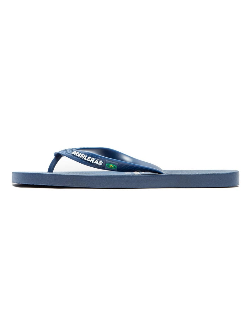 Tongs Brasileras pour homme avec semelle en gomme antidérapante Bleu marine - Kiabi