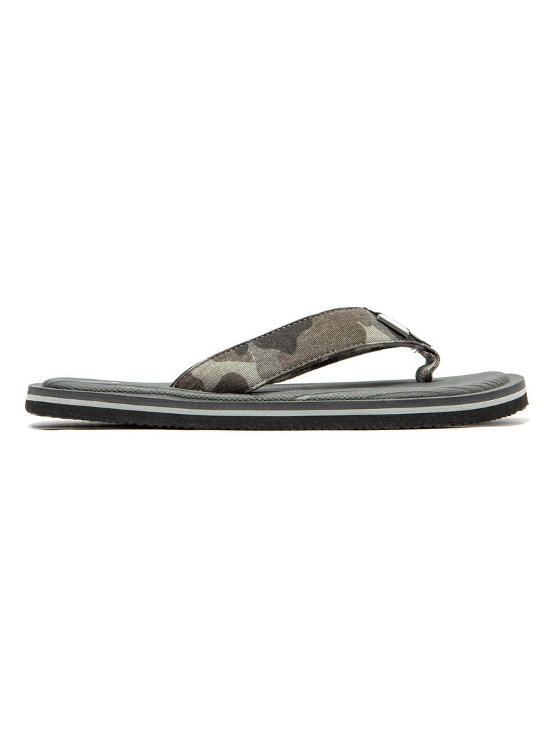 Tongs Brasileras pour homme avec semelle en gomme antidérapante Gris - Kiabi