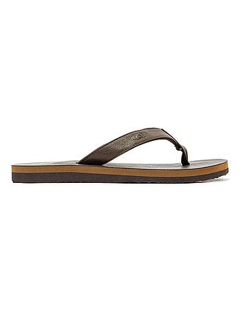 Tongs Brasileras pour homme avec semelle en gomme antidérapante
