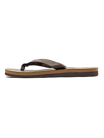 Tongs Brasileras pour homme avec semelle en gomme antidérapante