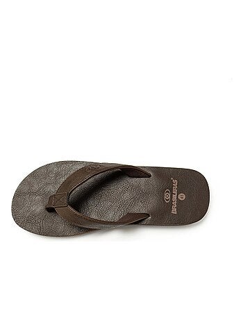 Tongs Brasileras pour homme avec semelle en gomme antidérapante