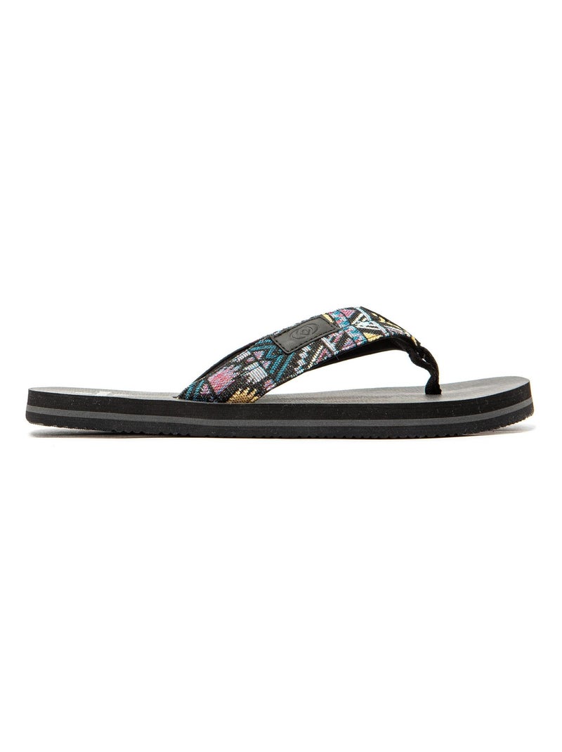 Tongs Brasileras pour homme avec semelle en gomme antidérapante Noir - Kiabi