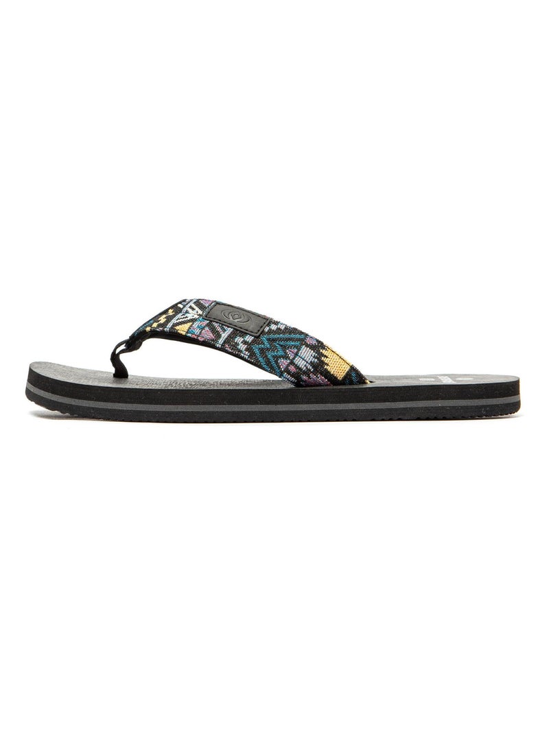 Tongs Brasileras pour homme avec semelle en gomme antidérapante Noir - Kiabi