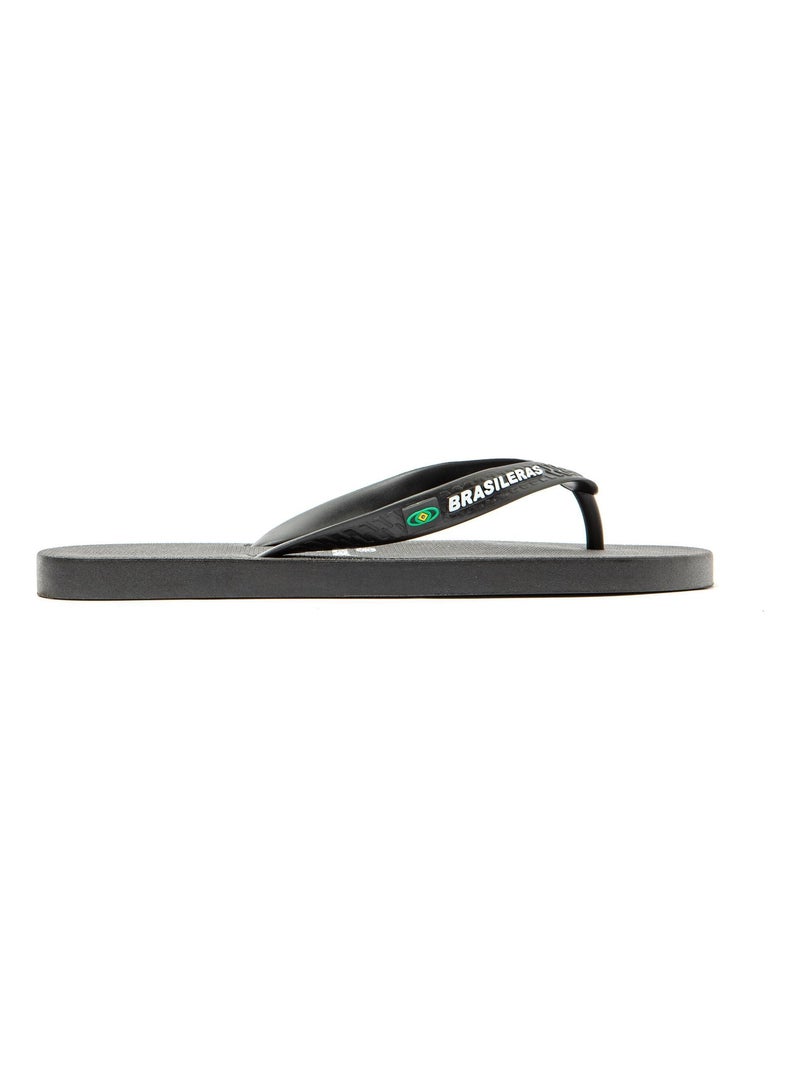 Tongs Brasileras pour homme avec semelle en gomme antidérapante Noir - Kiabi