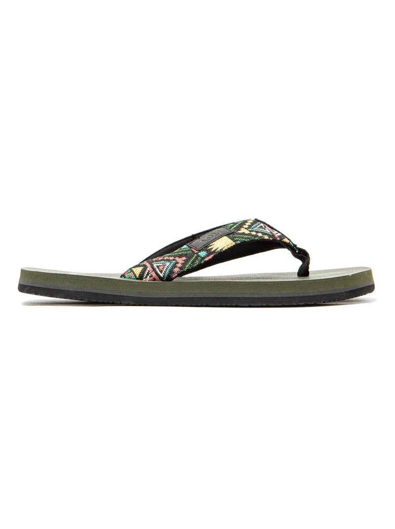 Tongs Brasileras pour homme avec semelle en gomme antidérapante Vert - Kiabi