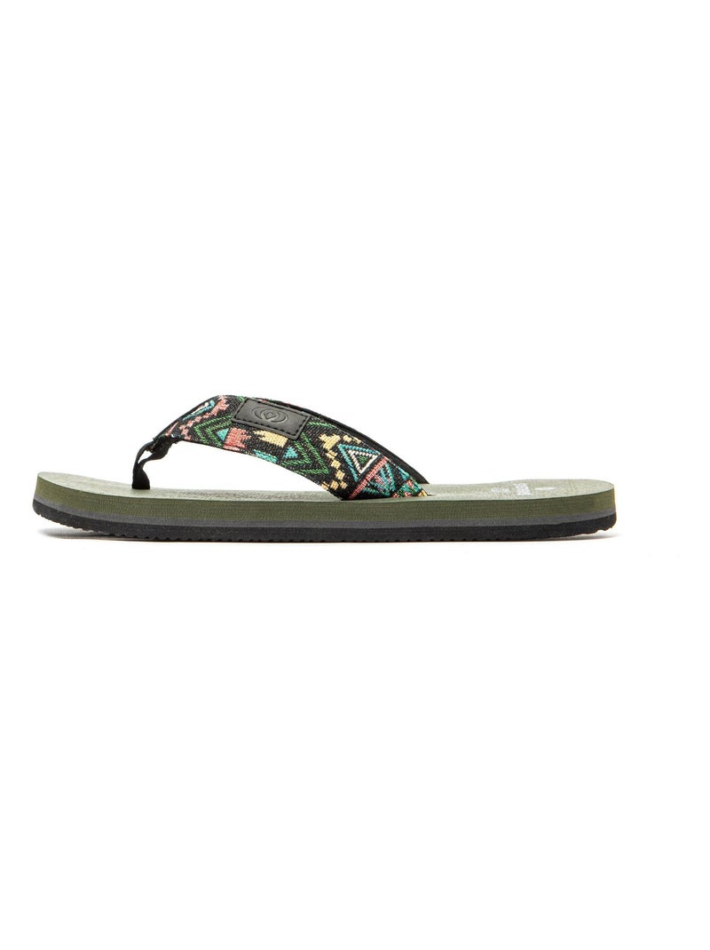 Tongs Brasileras pour homme avec semelle en gomme antidérapante Vert - Kiabi