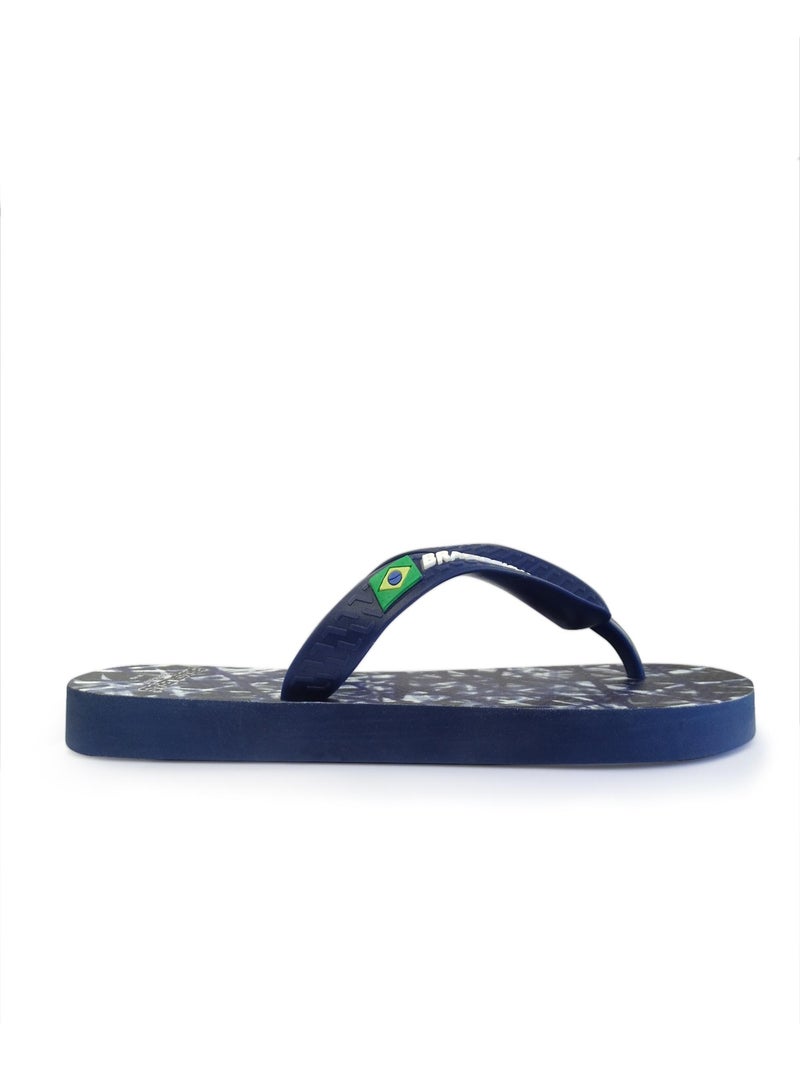 Tongs Brasileras pour homme avec semelle en gomme Bleu foncé - Kiabi