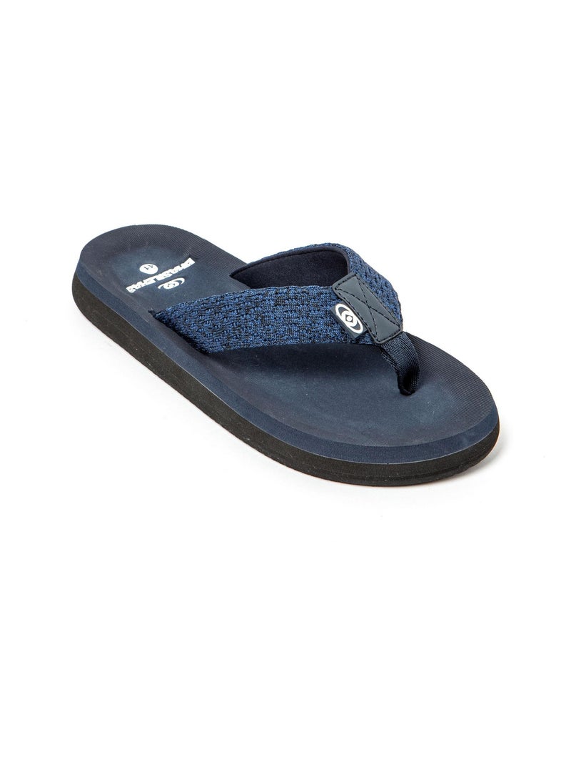 Tongs Brasileras pour homme avec semelle en gomme Bleu foncé - Kiabi