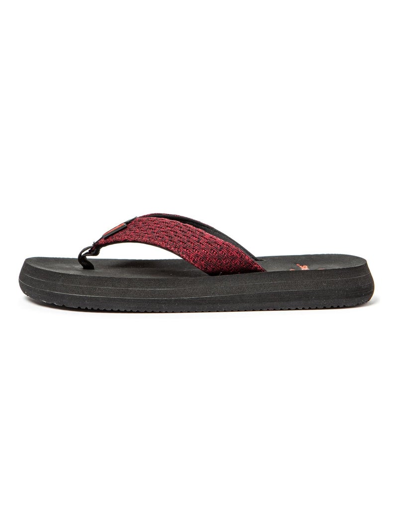 Tongs Brasileras pour homme avec semelle en gomme Bordeaux - Kiabi