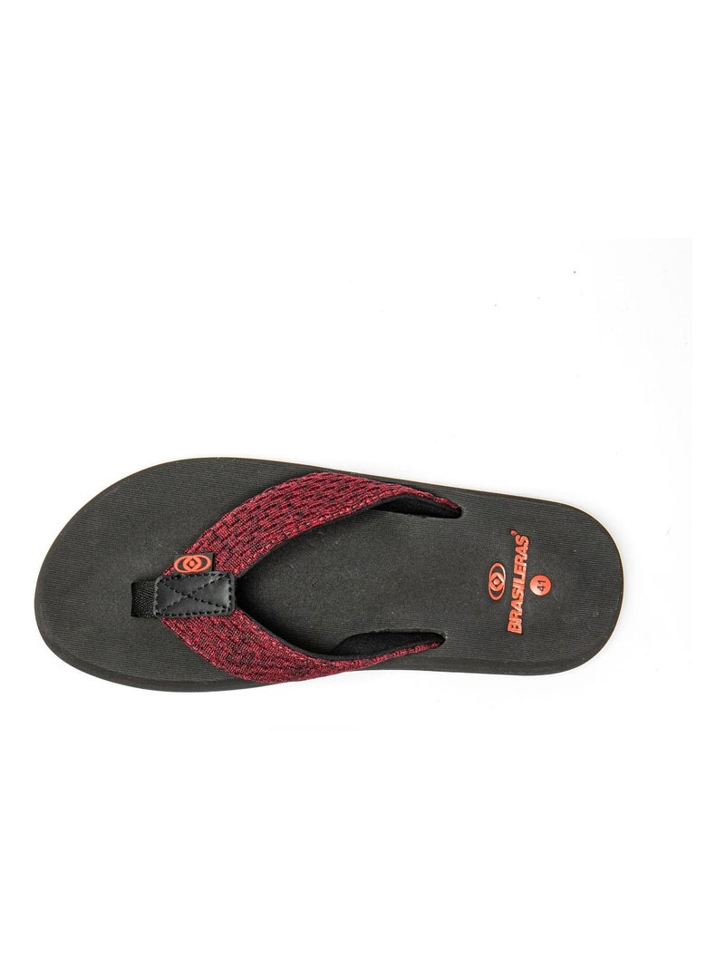 Tongs Brasileras pour homme avec semelle en gomme Bordeaux - Kiabi
