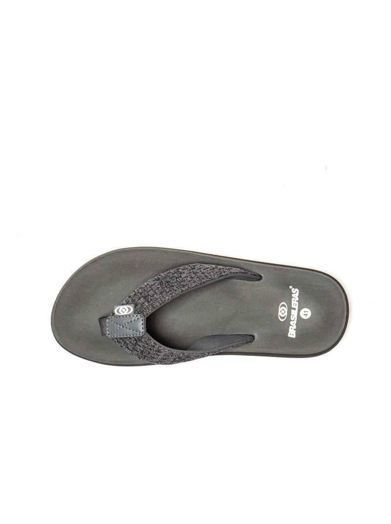 Tongs Brasileras pour homme avec semelle en gomme Gris Gris - Kiabi