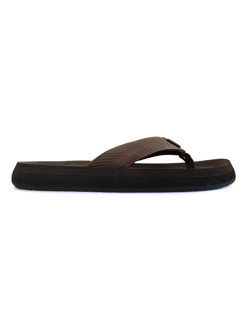 Tongs Brasileras pour homme avec semelle en gomme Marron - Kiabi