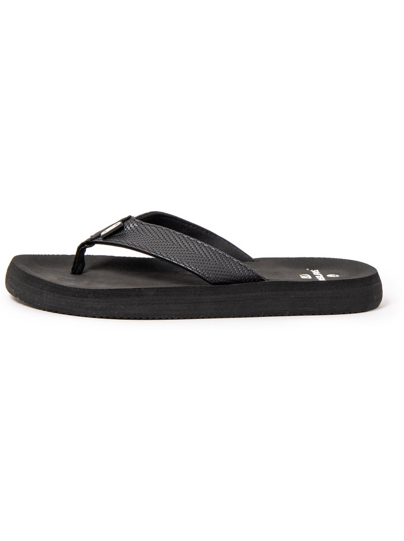 Tongs Brasileras pour homme avec semelle en gomme Noir - Kiabi