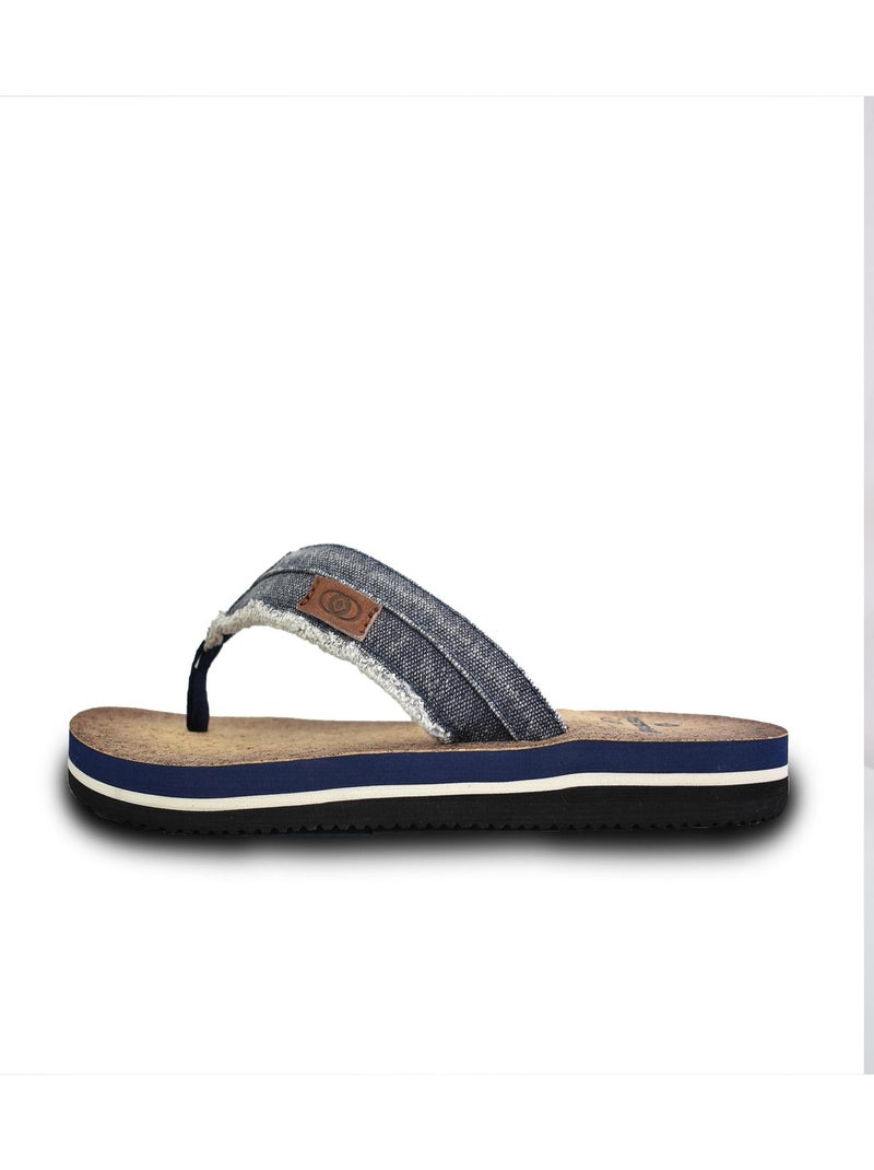 Tongs Brasileras pour homme semelle en gomme Bleu - Kiabi