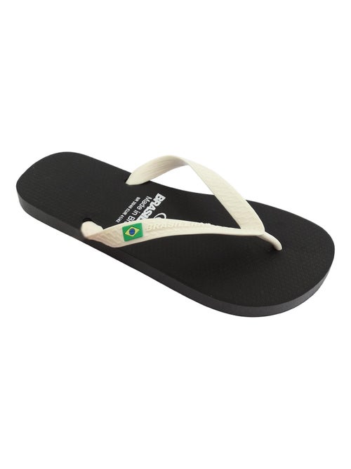Tongs Brasileras pour hommes avec semelles en gomme - Kiabi