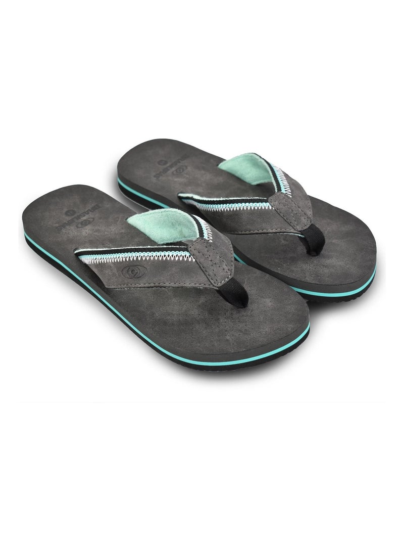 Tongs Brasileras pour hommes semelles en gomme Gris - Kiabi