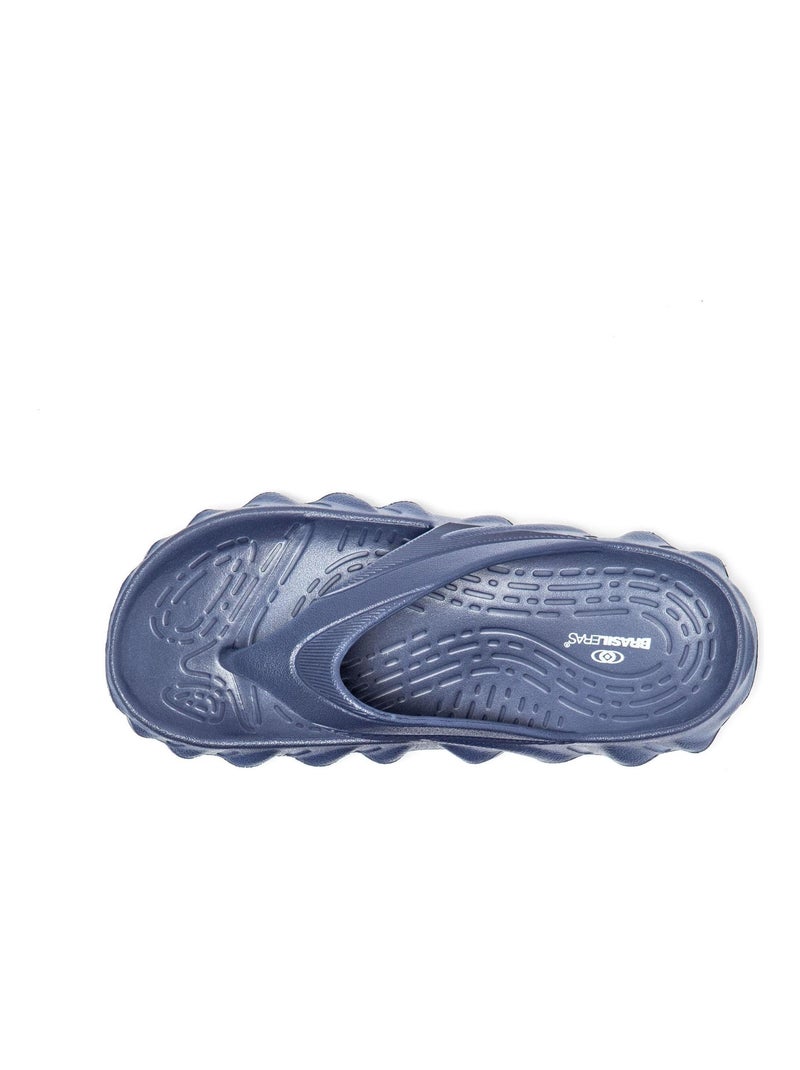 Tongs Brasileras semelle en gomme pour homme Bleu foncé - Kiabi