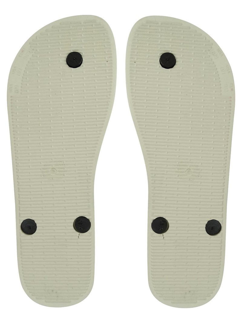 Tongs Brasileras unisexes avec semelle en gomme antidérapante. Blanc - Kiabi