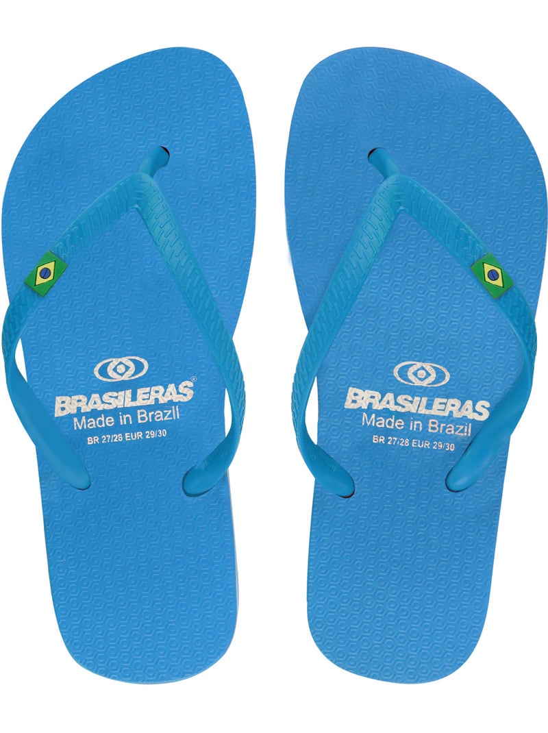 Tongs Brasileras unisexes avec semelle en gomme antidérapante. Bleu clair - Kiabi