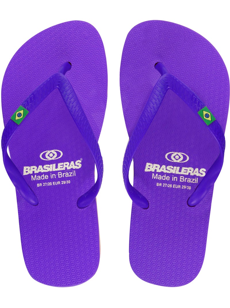 Tongs Brasileras unisexes avec semelle en gomme antidérapante. Mauve lilas - Kiabi