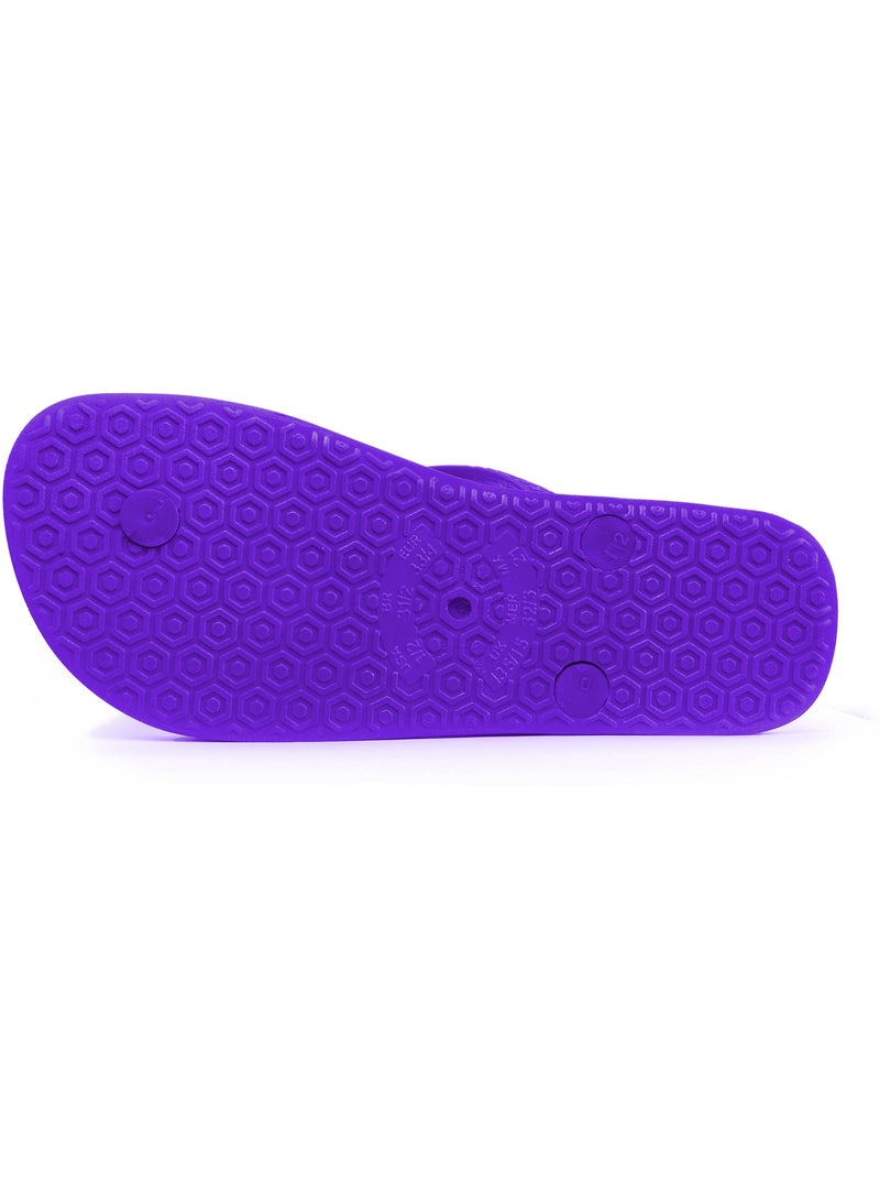 Tongs Brasileras unisexes avec semelle en gomme antidérapante. Mauve lilas - Kiabi