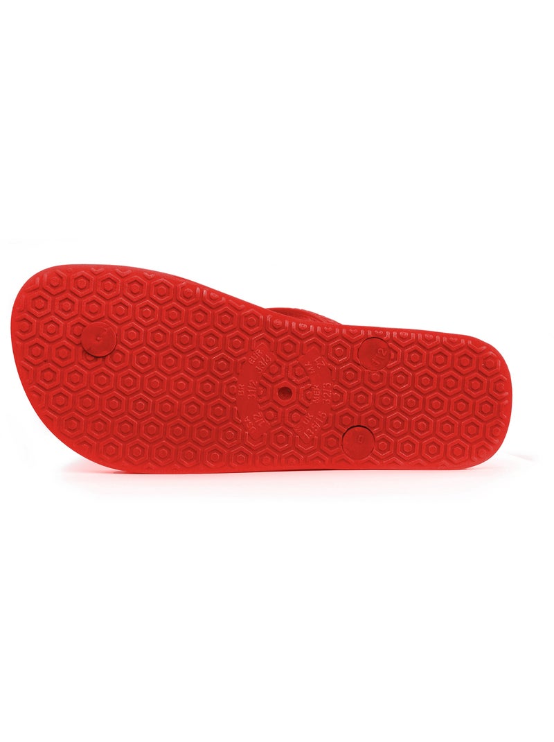 Tongs Brasileras unisexes avec semelle en gomme antidérapante. Rouge - Kiabi