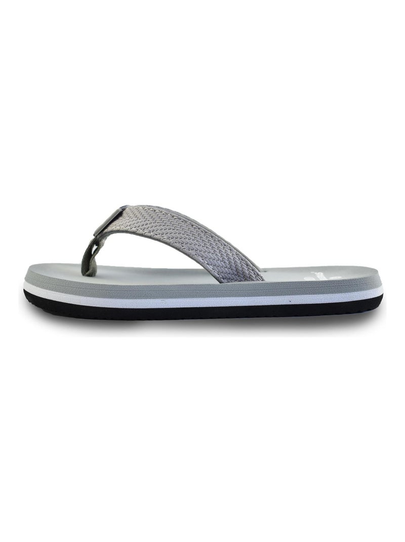 Tongs Brasileras unisexes avec semelle en gomme Gris - Kiabi