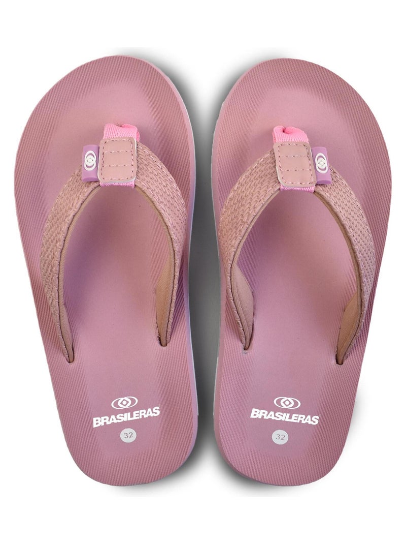 Tongs Brasileras unisexes avec semelle en gomme Rose - Kiabi