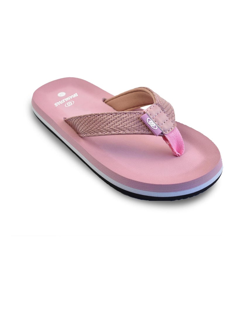 Tongs Brasileras unisexes avec semelle en gomme Rose - Kiabi