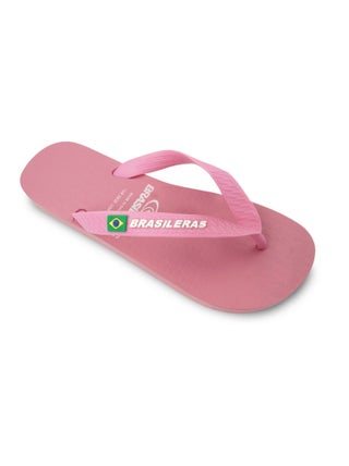 Tongs Brasileras unisexes avec semelles en caoutchouc antidérapantes.