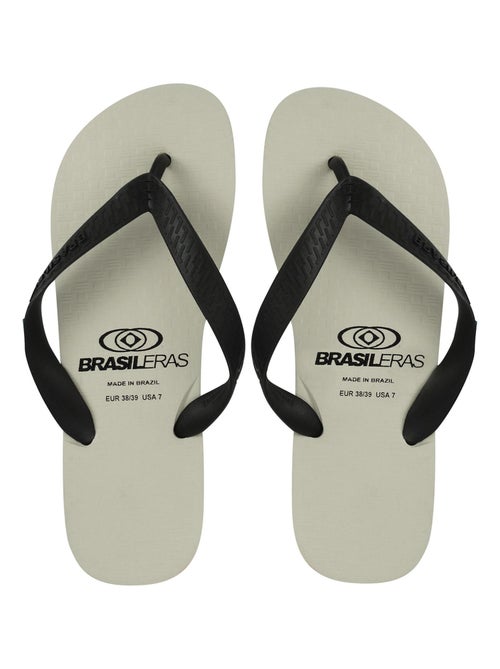 Tongs Brasileras unisexes avec semelles en gomme antidérapantes. - Kiabi