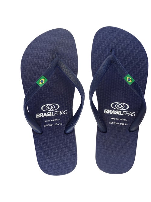 Tongs Brasileras unisexes avec semelles en gomme antidérapantes. - Kiabi