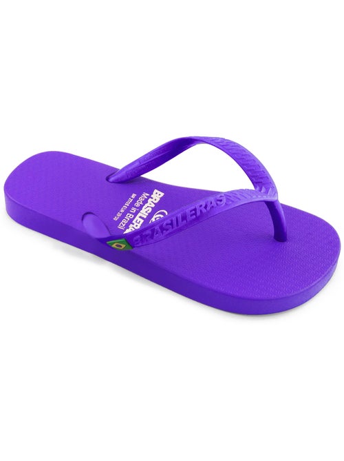 Tongs Brasileras unisexes avec semelles en gomme antidérapantes. - Kiabi